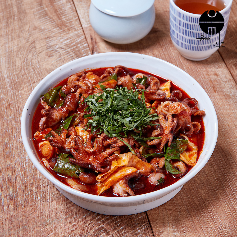 윤택한식탁 참나물 쭈꾸미 볶음 2팩(4인분)