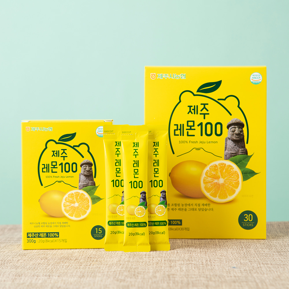 레몬주스 레몬즙 제주레몬100 20g x 30포