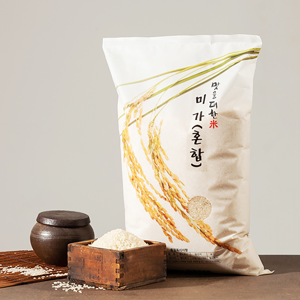 2022햅쌀 즉석도정미 미가 혼합쌀(5분도)9.7kg
